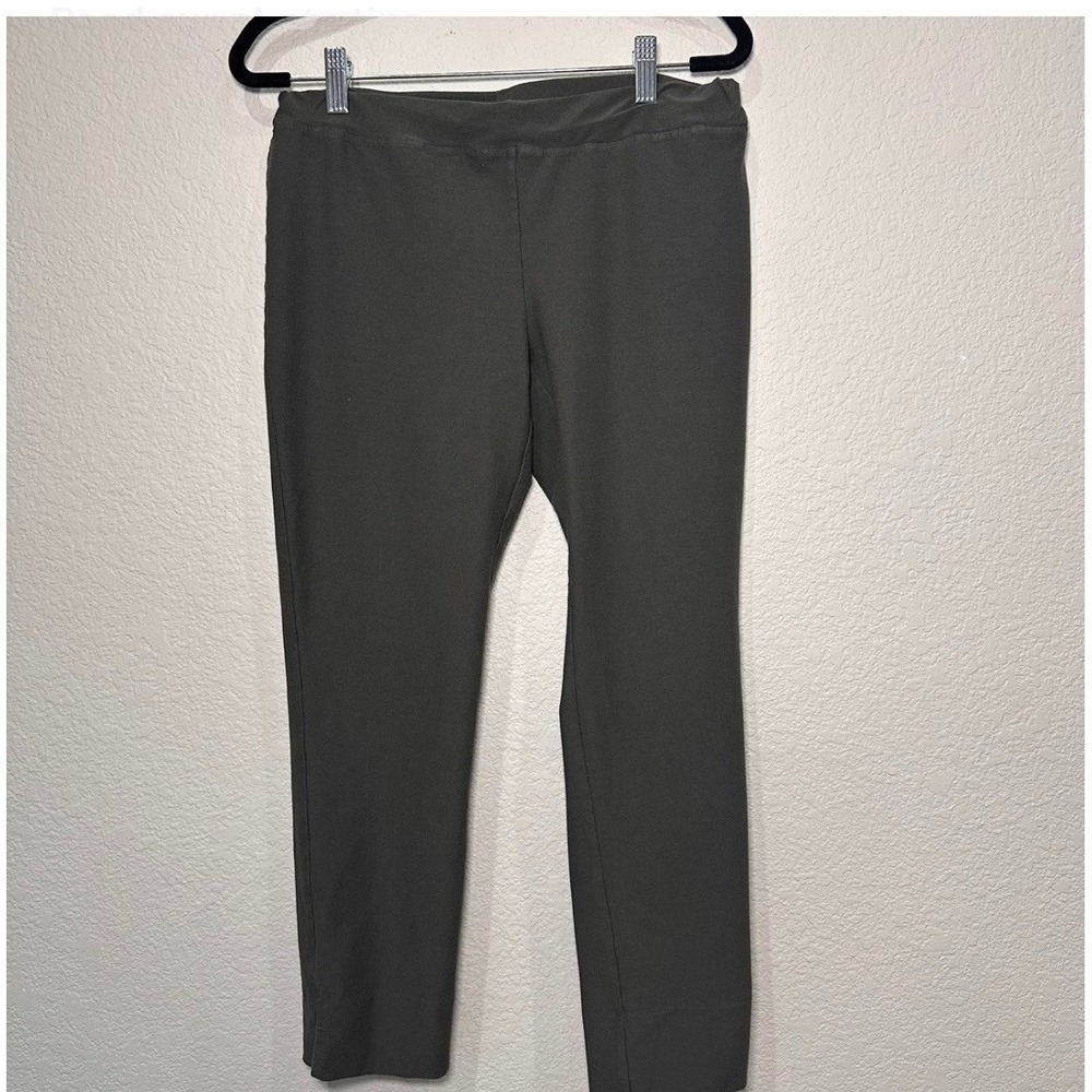 Eileen Fisher Classic Green Women's Business Stretch Pants‎ SP Causal